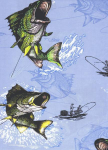 Tom Kelly - Print 2, On Fly - Blue